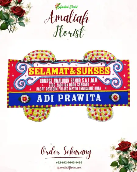 Papan Bunga Ucapan Selamat Sidokumpul
